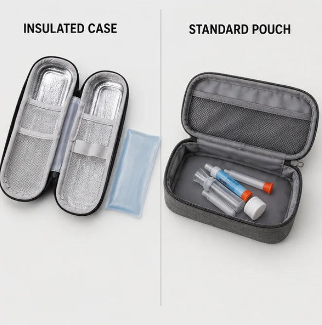Insulin Cooler Bag Travel Cooler with Gel Pack