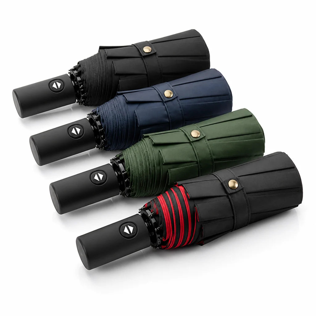 Travel Umbrella Windproof Aluminum Frame (12.6 in Folded)