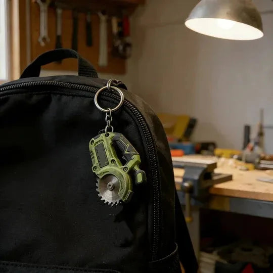 EdgeCraft™ Mini Grinder Keychain — compact, decorative, and always within reach