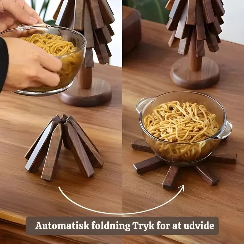 Coaster Wood Pot Holder Foldable
