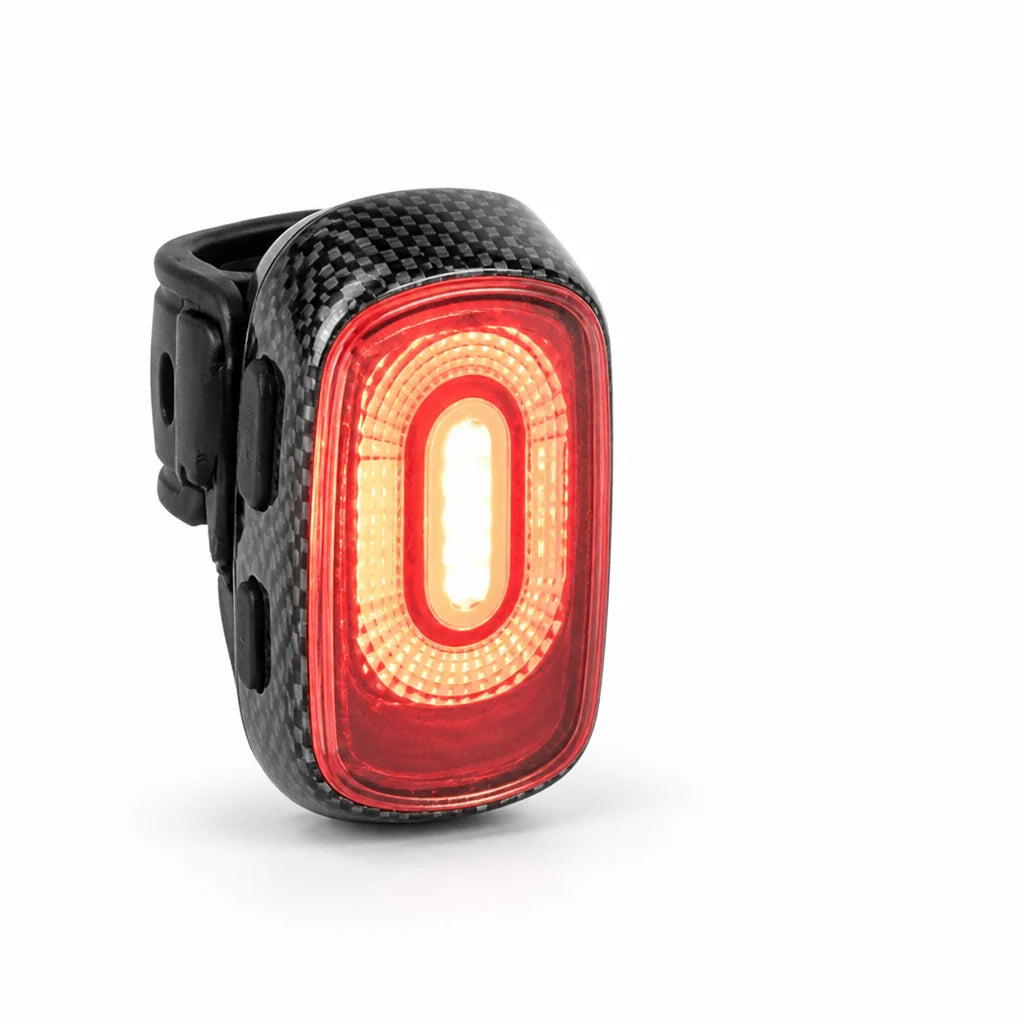 Intelligent Brake Light with 60 Lumen Rechargeable Rear Light for Bicycles