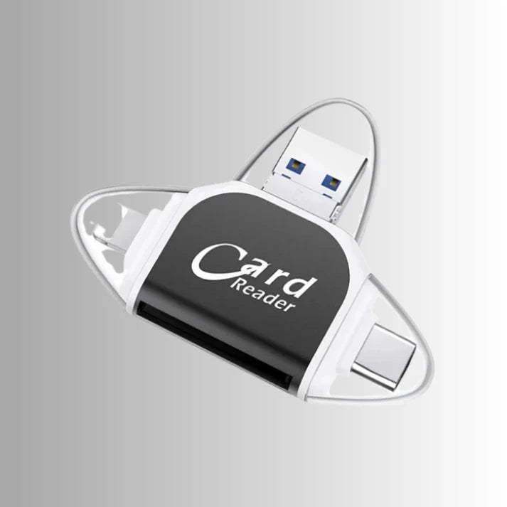 SpeedMate Link – 4-in-1 Card Reader for SD and Micro SD Cards