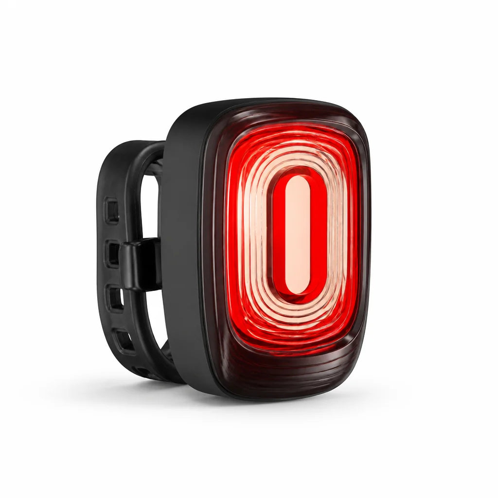 Intelligent Brake Light with 60 Lumen Rechargeable Rear Light for Bicycles