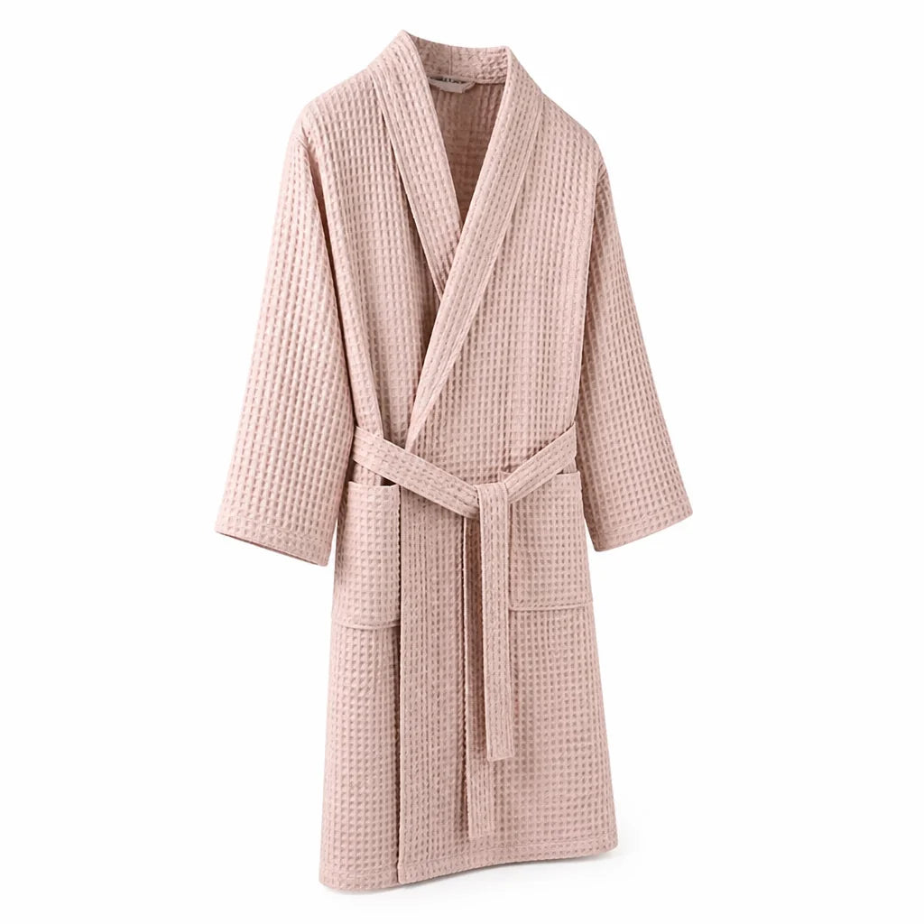 Breathable, lightweight, machine-washable bathrobe (unisex)
