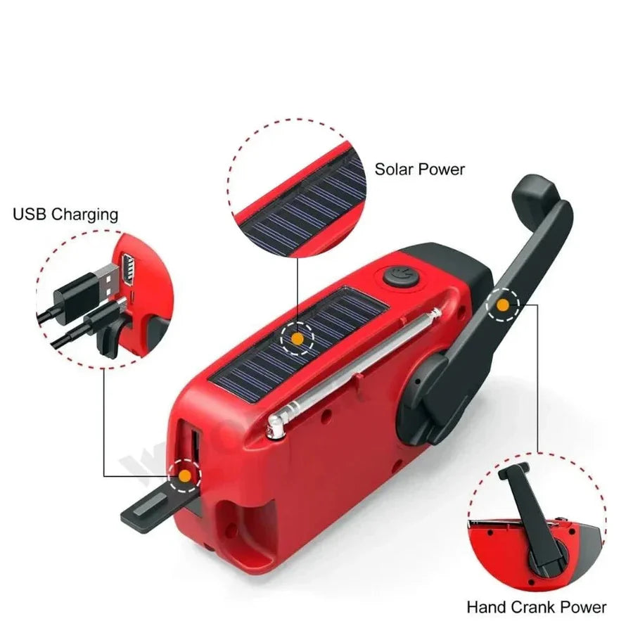 Emergency Radio Solar & Hand Crank