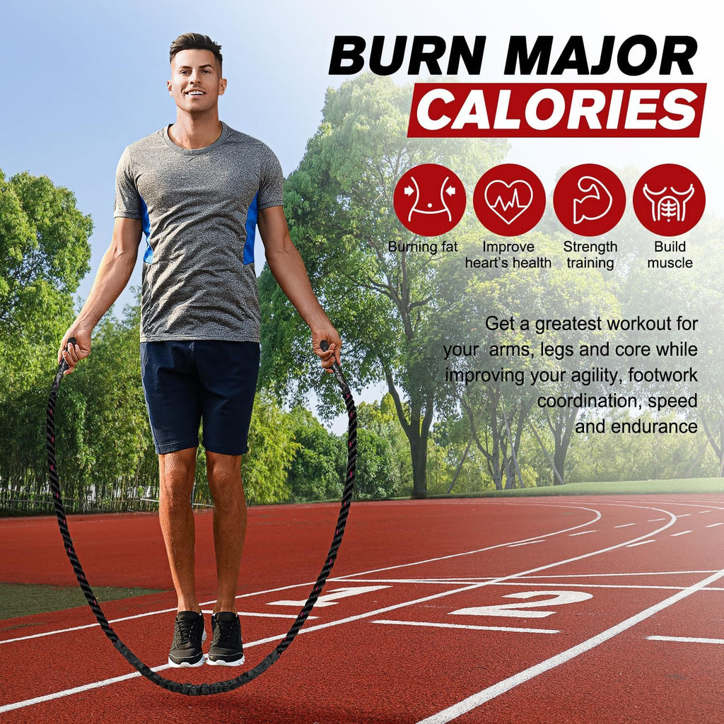 Weighted Jump Rope Adjustable Length