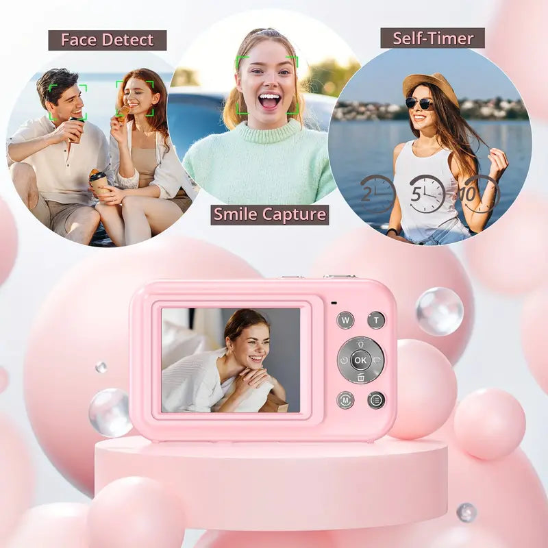 Digital Camera Retro Photography 1080p Video Recording