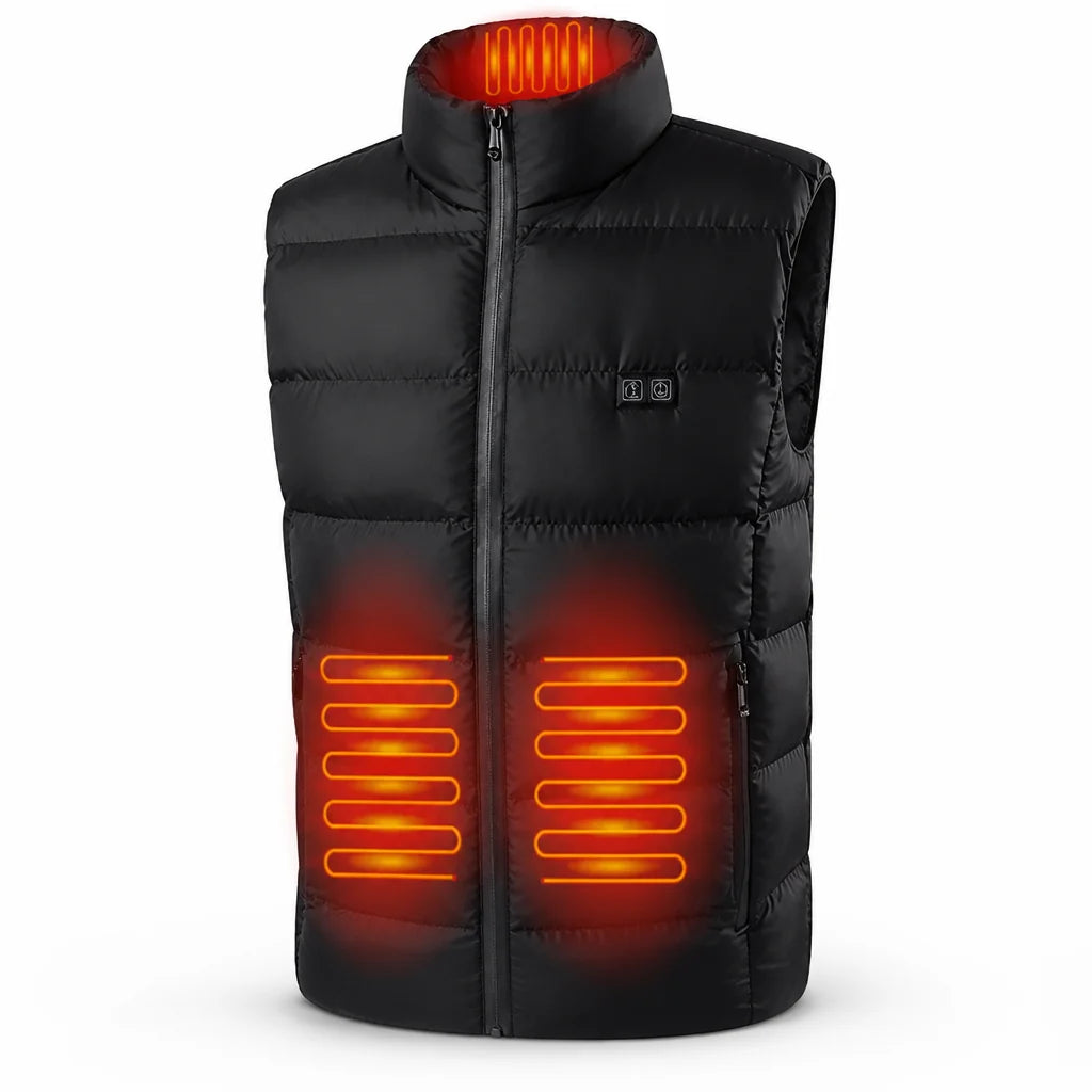 Vest with 9-Zone Heating and Rechargeable 10,000 mAh Battery
