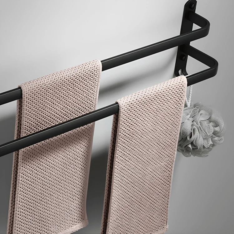 Bathroom Towel Rack Wall Mount Aluminum