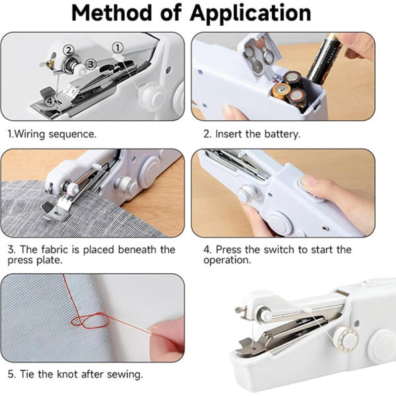 SpeedStitch Mini – Portable Handheld Sewing Machine