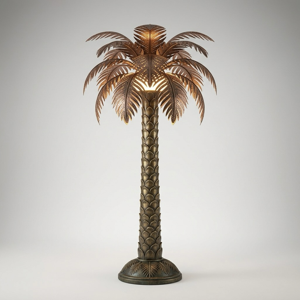 Palm Tree Floor Lamp, Tropical Style