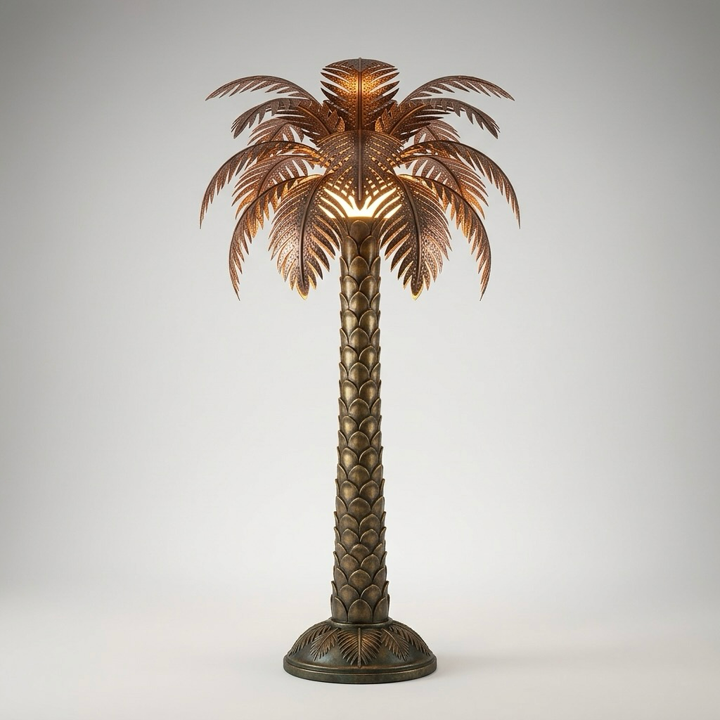 Palm Tree Floor Lamp, Tropical Style