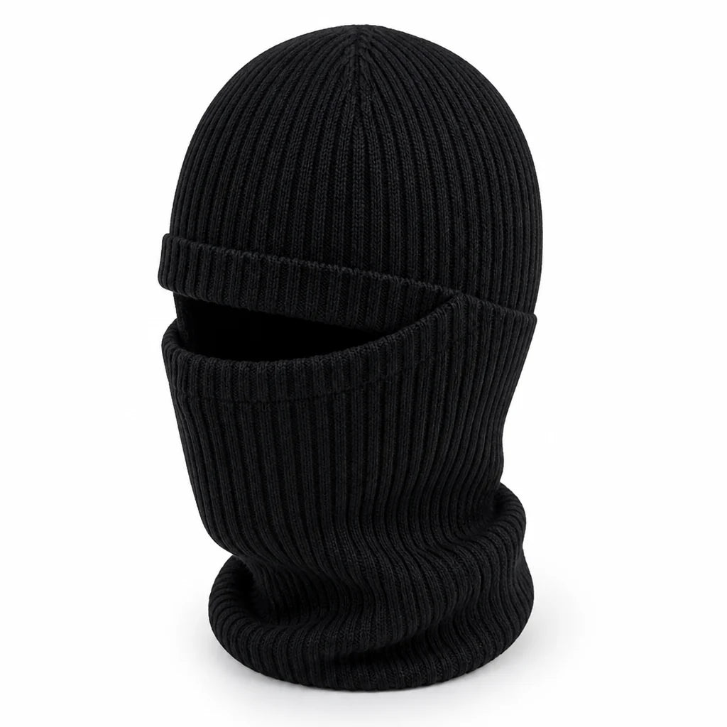 Thick Knitted Windproof Balaclava (Integrated Face Mask)