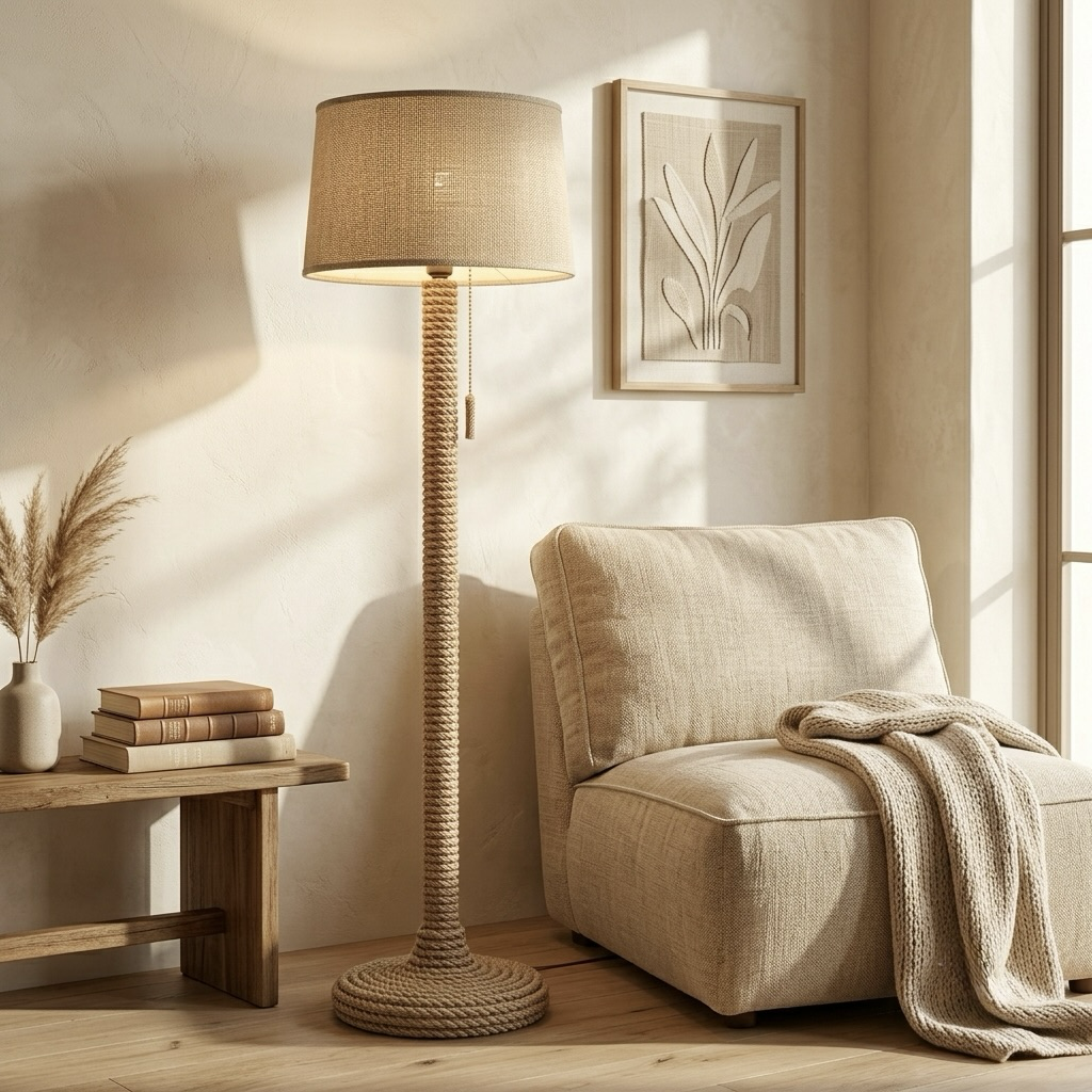 Nautical Rope Floor Lamp