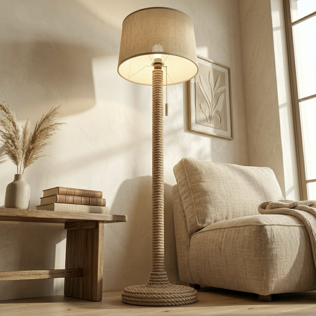 Nautical Rope Floor Lamp