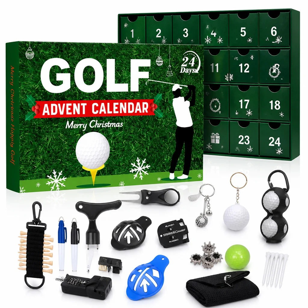 Premium 24-Day Golf Advent Calendar (including accessories)