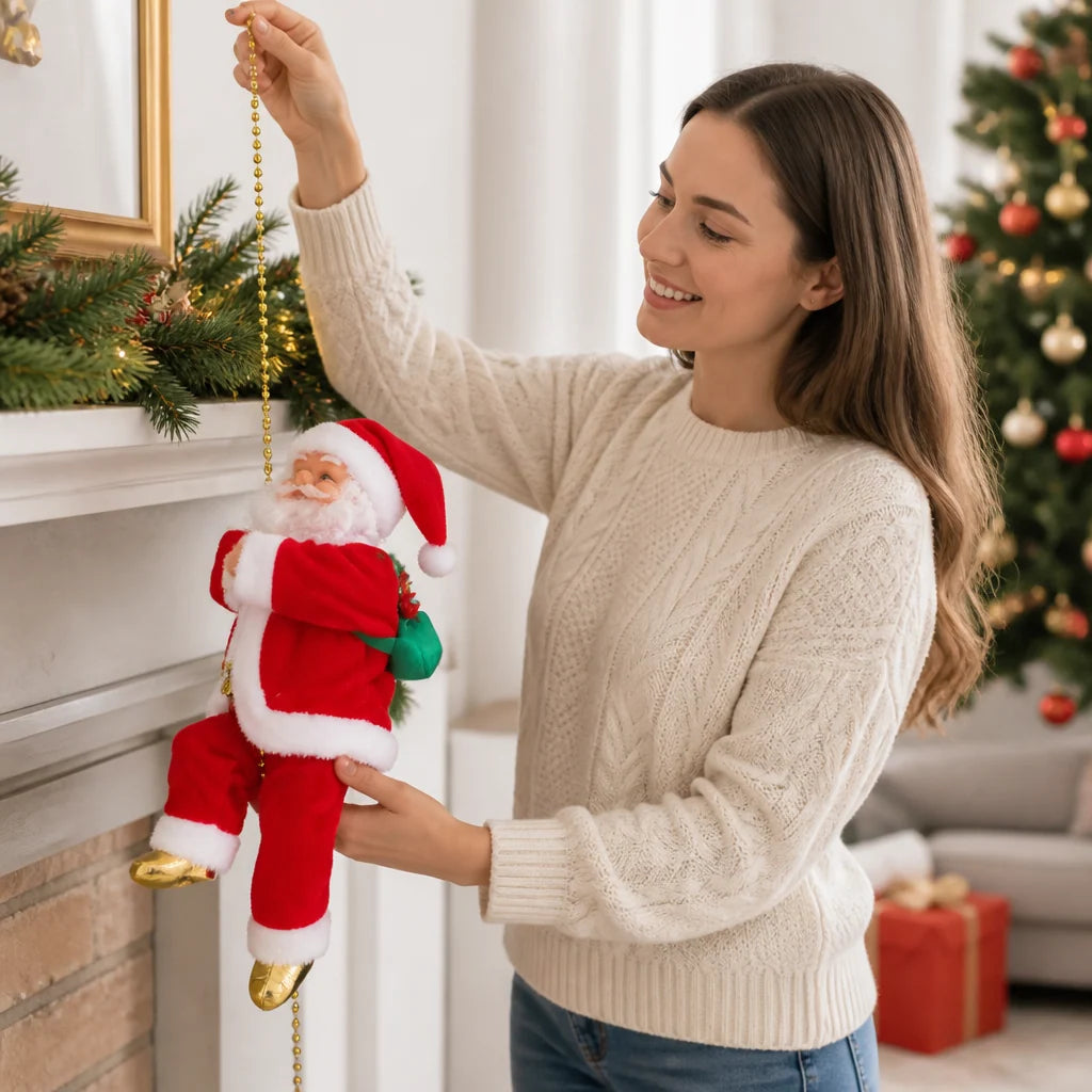 Animated Santa Decoration Musical & Lighted (Indoor Outdoor)