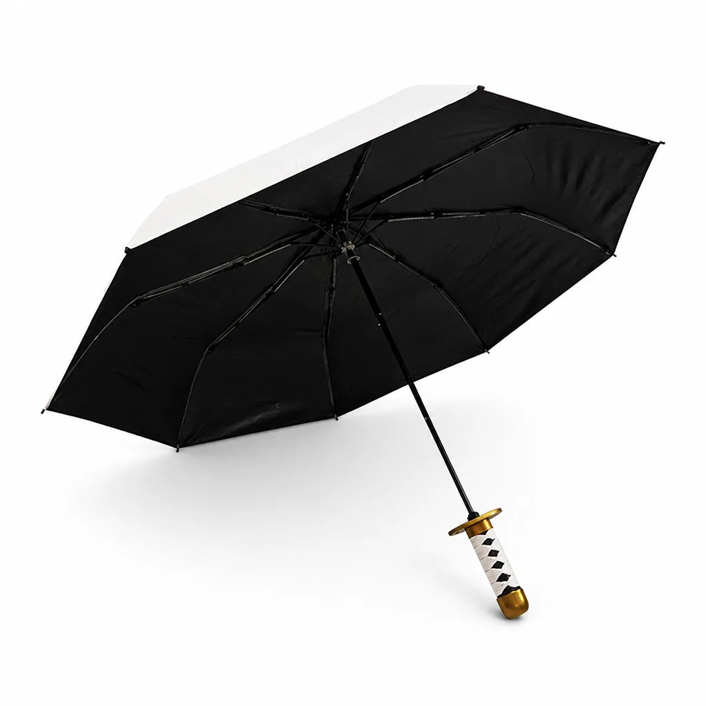 Windproof and UV-safe Foldable Umbrella in Katana Style