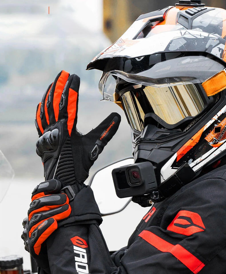 Motorcycle Gloves Waterproof Touchscreen Compatible