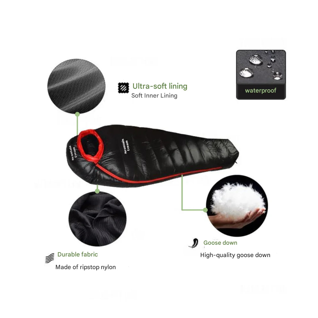 Winter Sleeping Bag Duck Down Insulation
