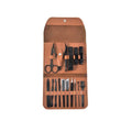 16-piece manicure set with leather case