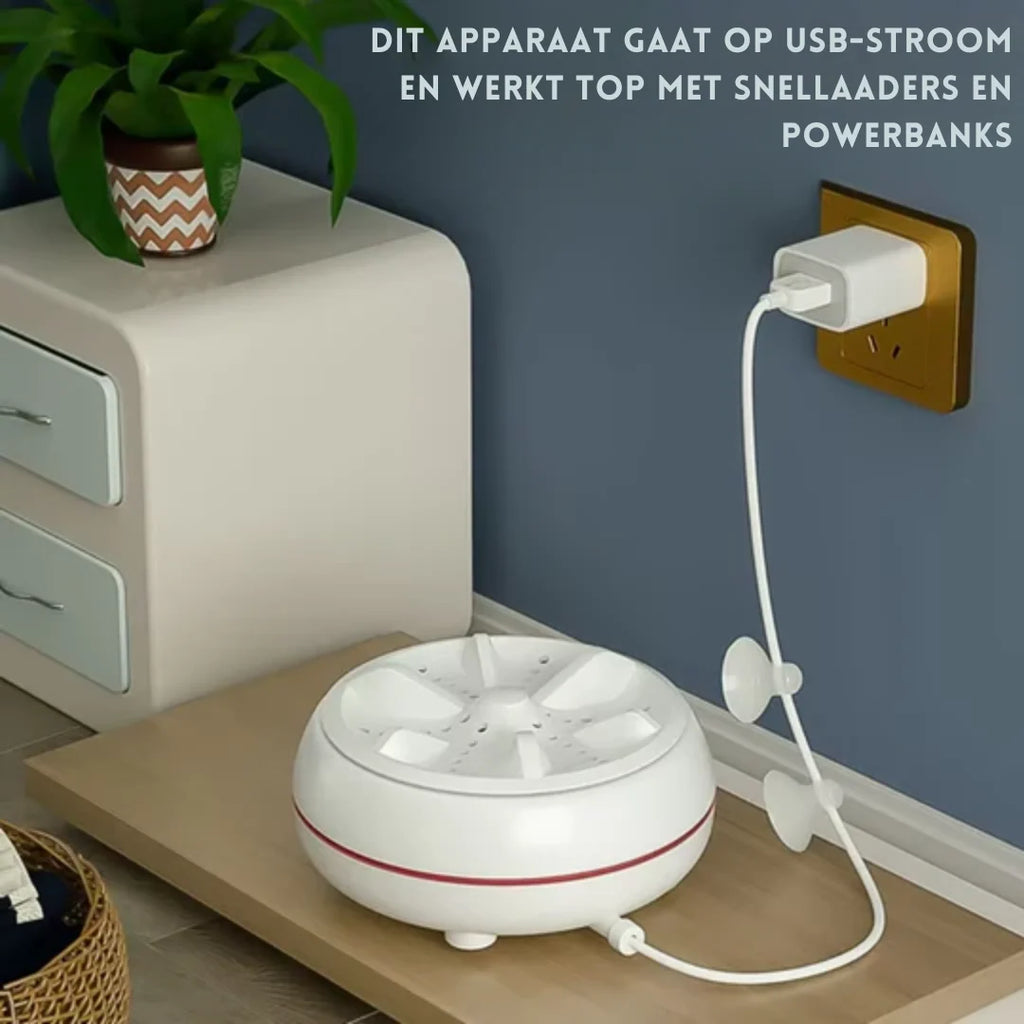MiniWash Ultrasonic Mini Washing Machine USB