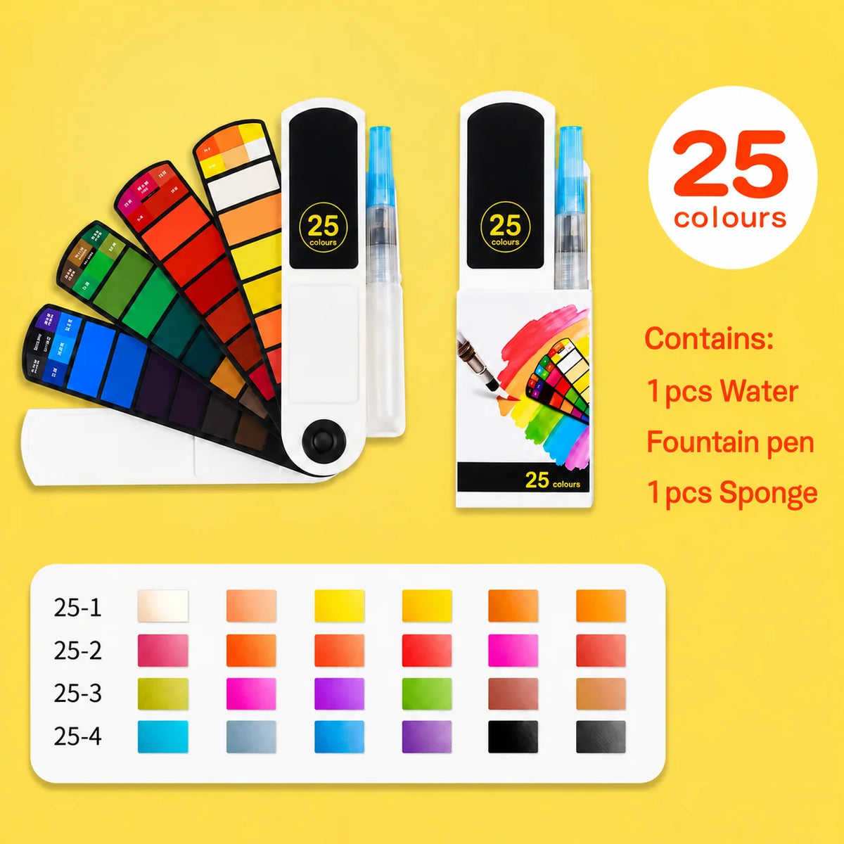 Watercolor Set for Beginners Water Brush Pen