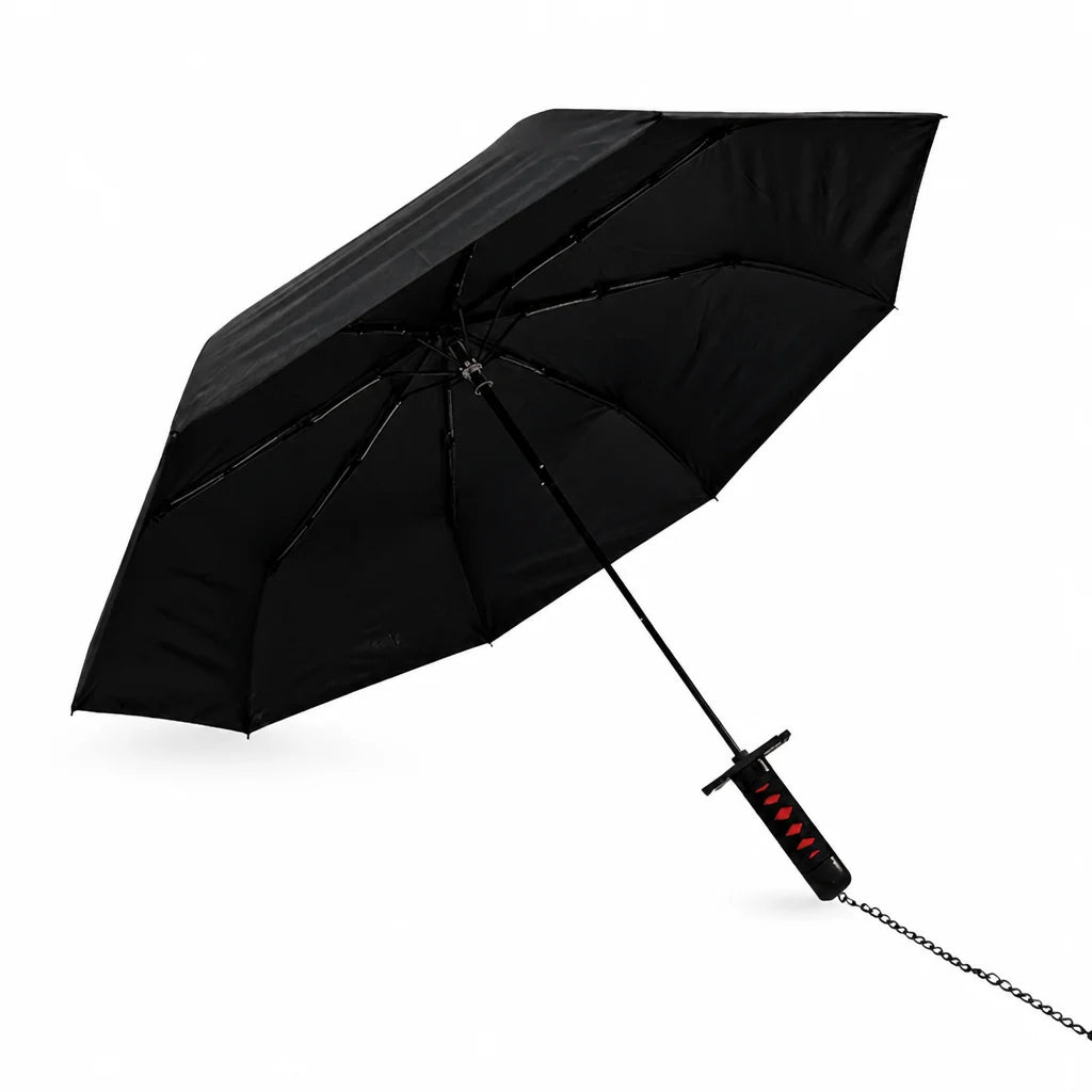 Windproof and UV-safe Foldable Umbrella in Katana Style