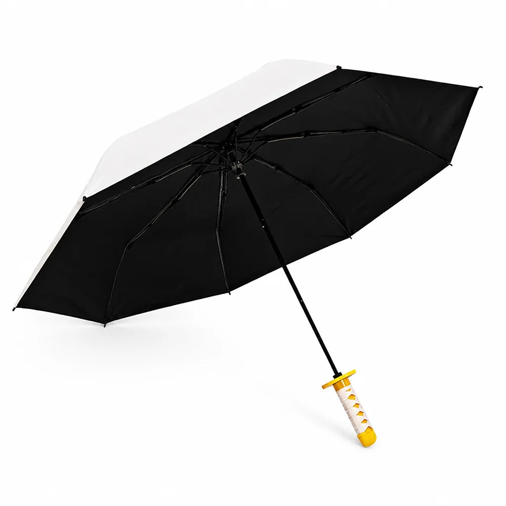 Windproof and UV-safe Foldable Umbrella in Katana Style