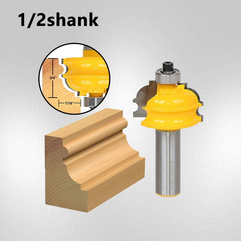 Router 1/2 Inch Shaft Architectural Profile