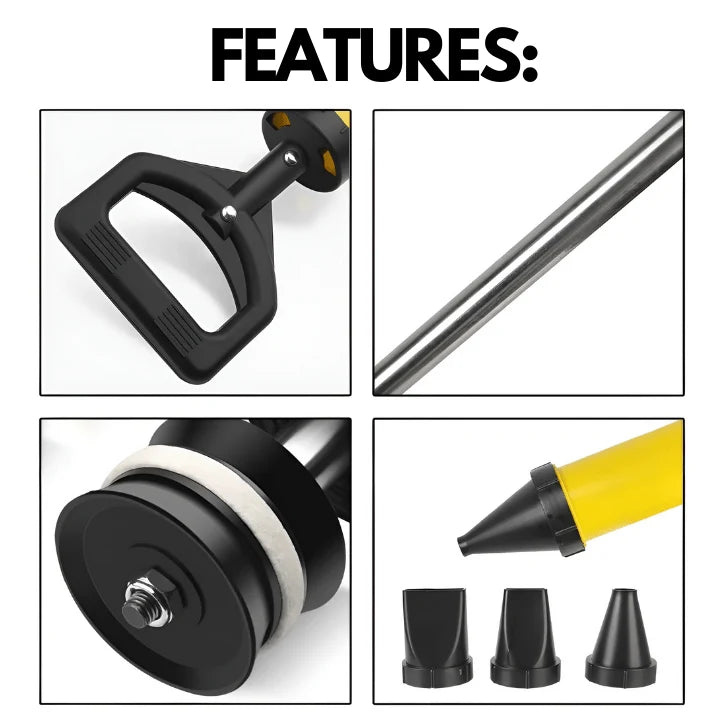 Joint gun with 4 nozzles for silicone work