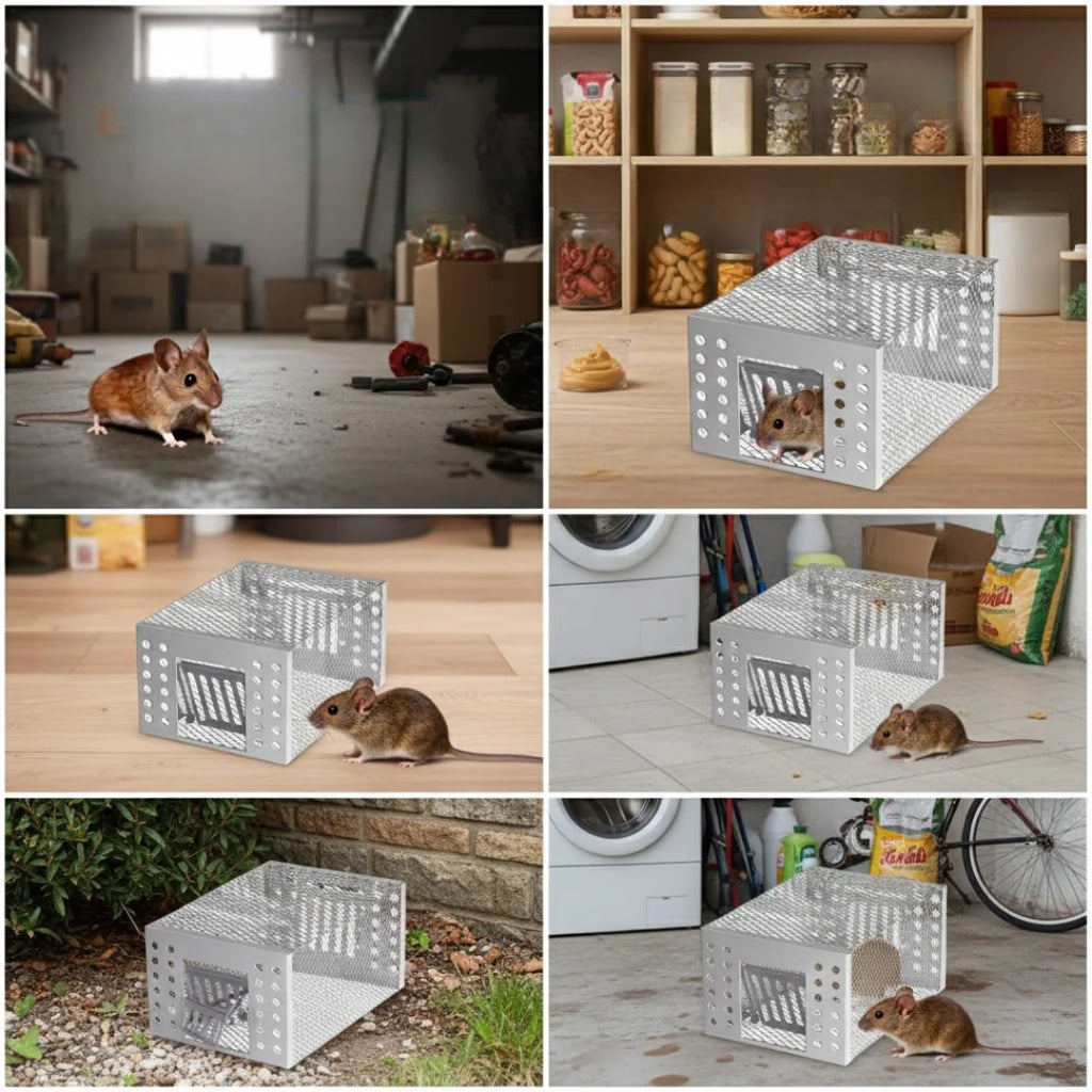 Automatic Mouse Trap with Multiple Capture