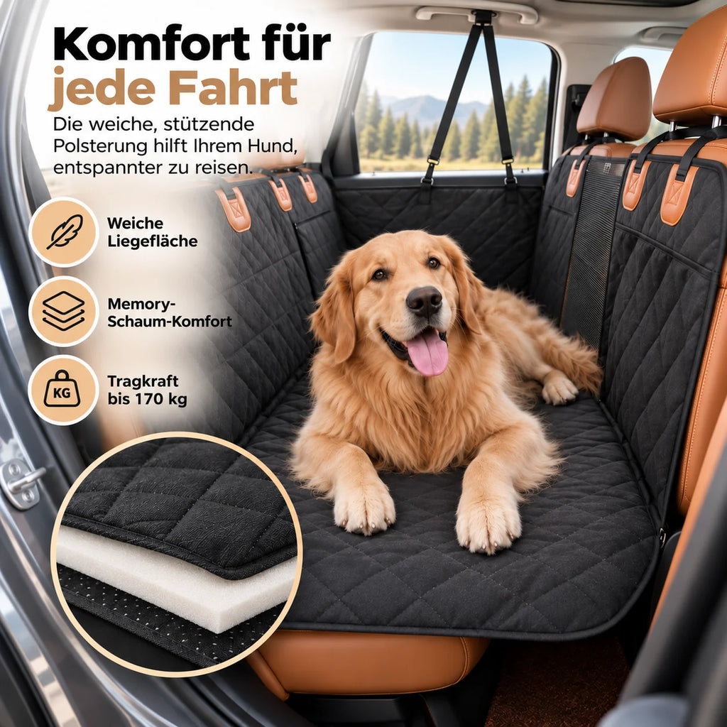 Dog Car Seat Cover Waterproof Back Seat Extender