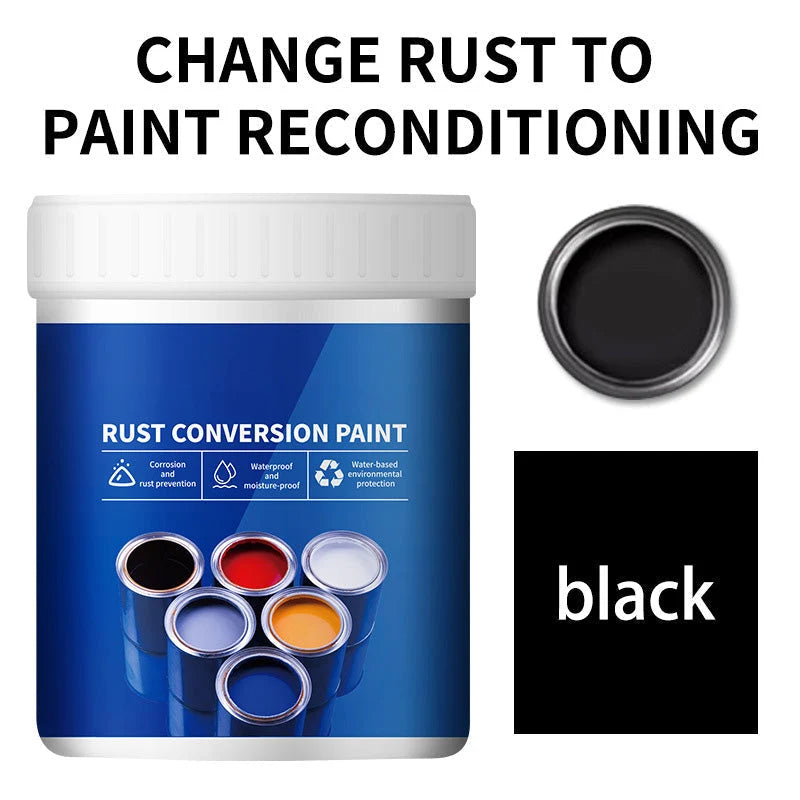 Water-based rust protection paint for metal surfaces