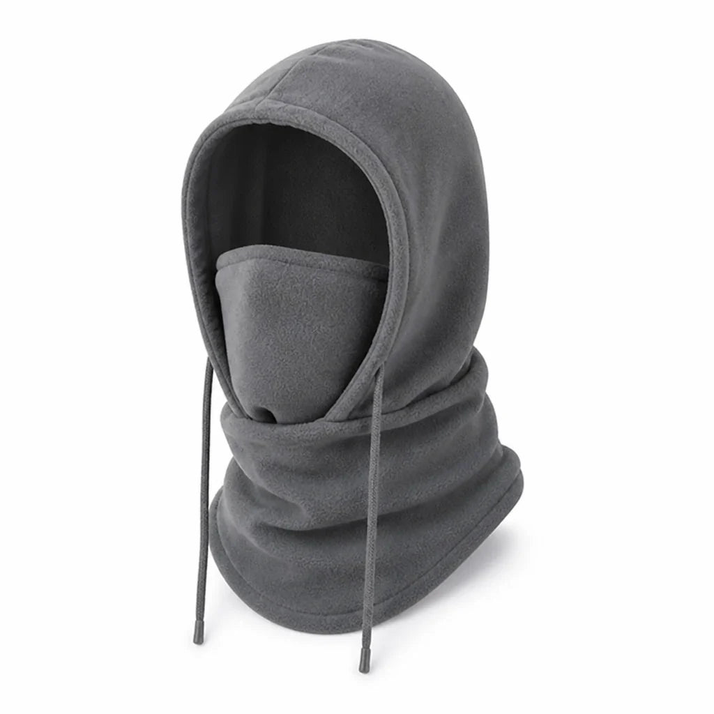 Windproof winter hat with extended neck protection (one size)