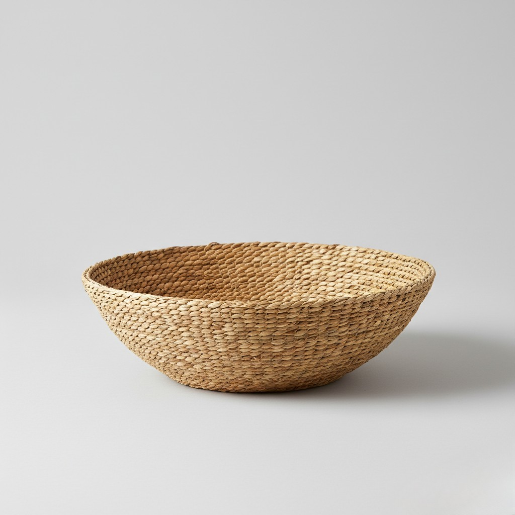 Handwoven Seagrass Fruit Bowl