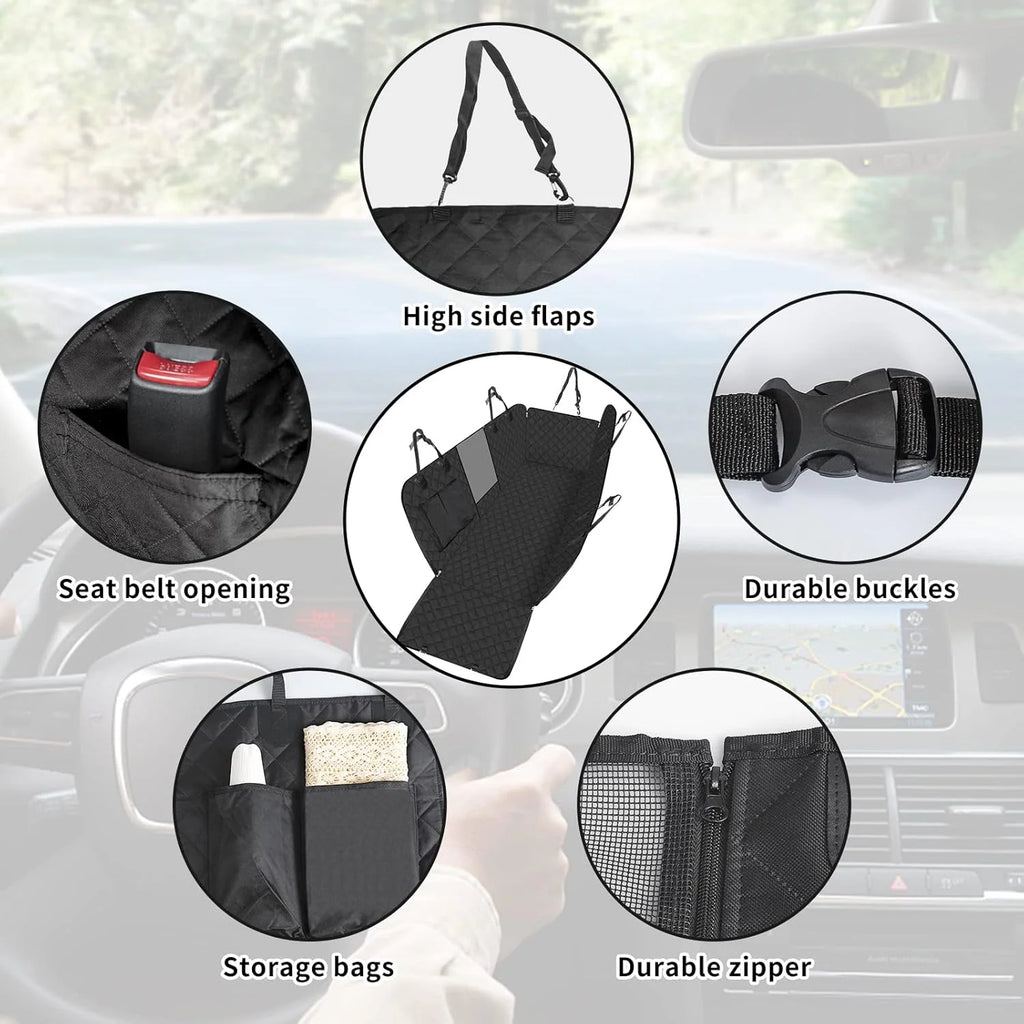 Dog Car Seat Cover Waterproof Non-Slip Hammock