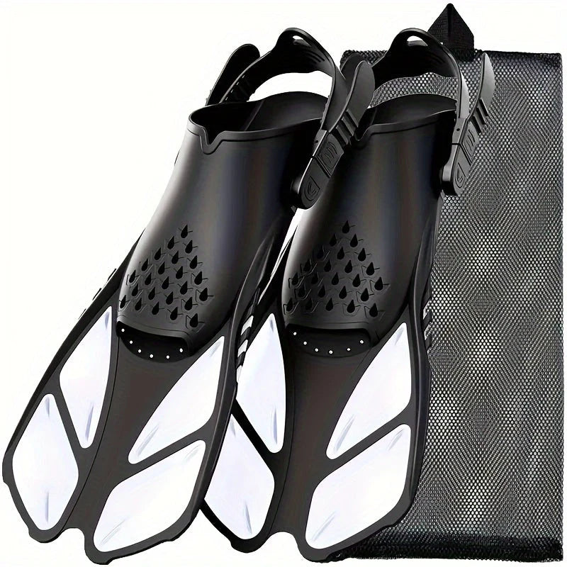 Adjustable Short Snorkel Fins – Open Heel