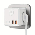 7-in-1 Wall Socket EU with USB & USB-C