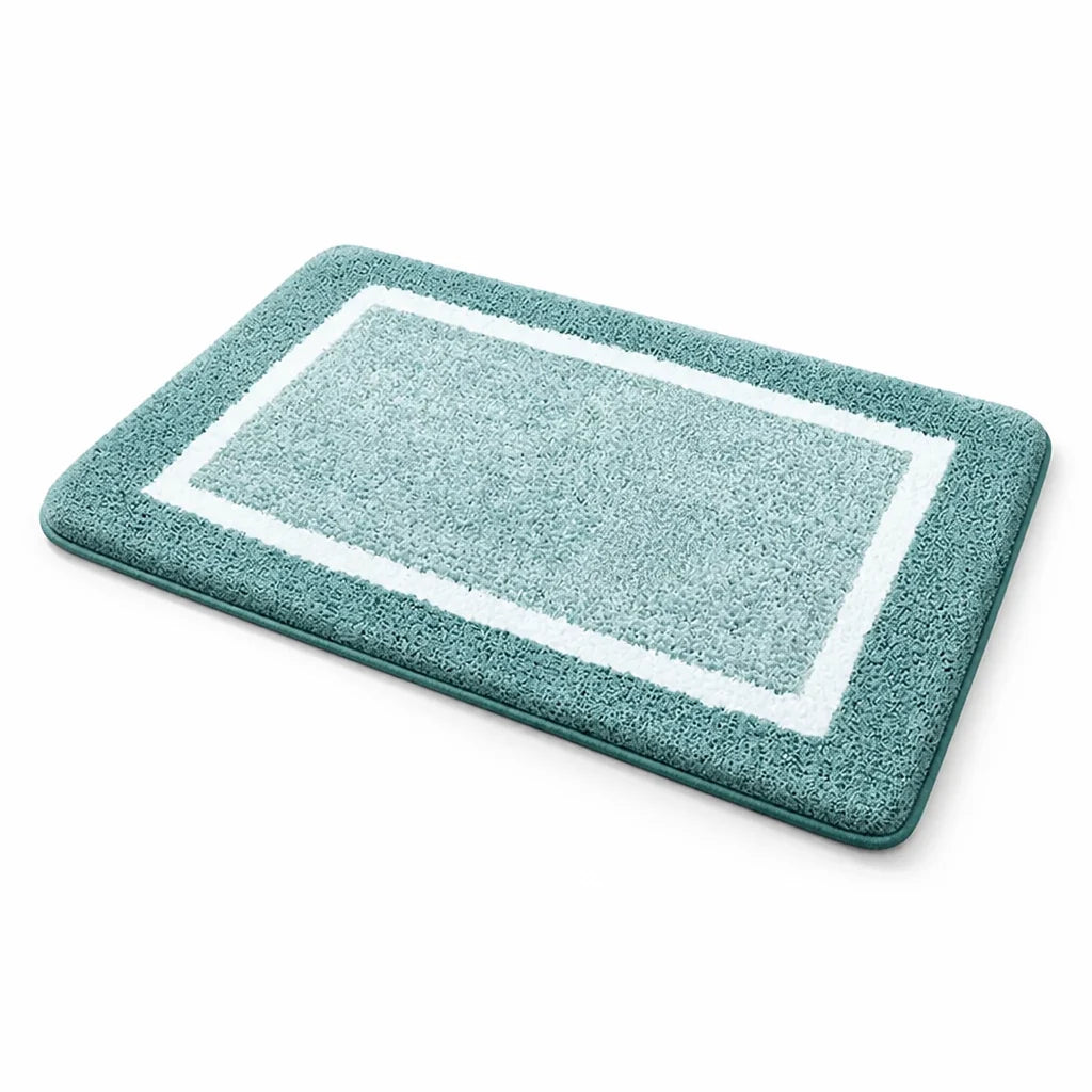 Plush Microfiber Non-Slip Bath Mat (Machine Washable)