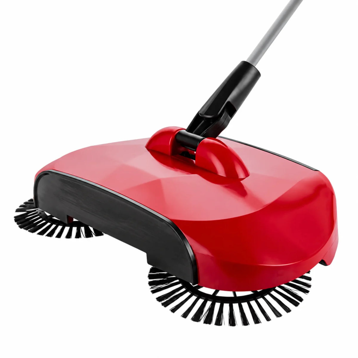Sweeping Machine with 360° Rotating Brushes and Adjustable Handle