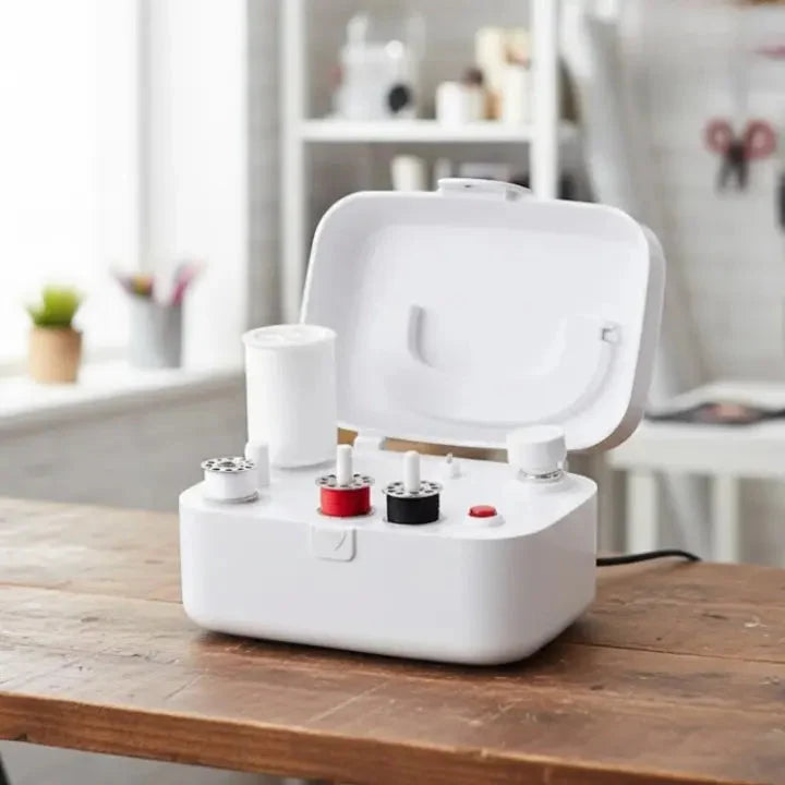 TurboSpin™ — spool in no time so your sewing flow never stops!