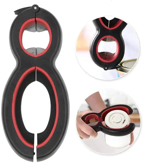 6-in-1 Kitchen Opener for Bottles & Jars