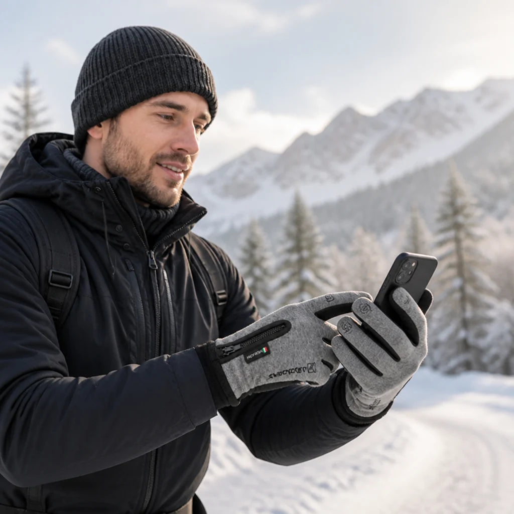 Waterproof Touchscreen Thermal Gloves (Non-Slip Palm)
