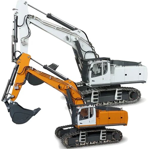 Remote Control Excavator Hydraulic Full Metal Toy