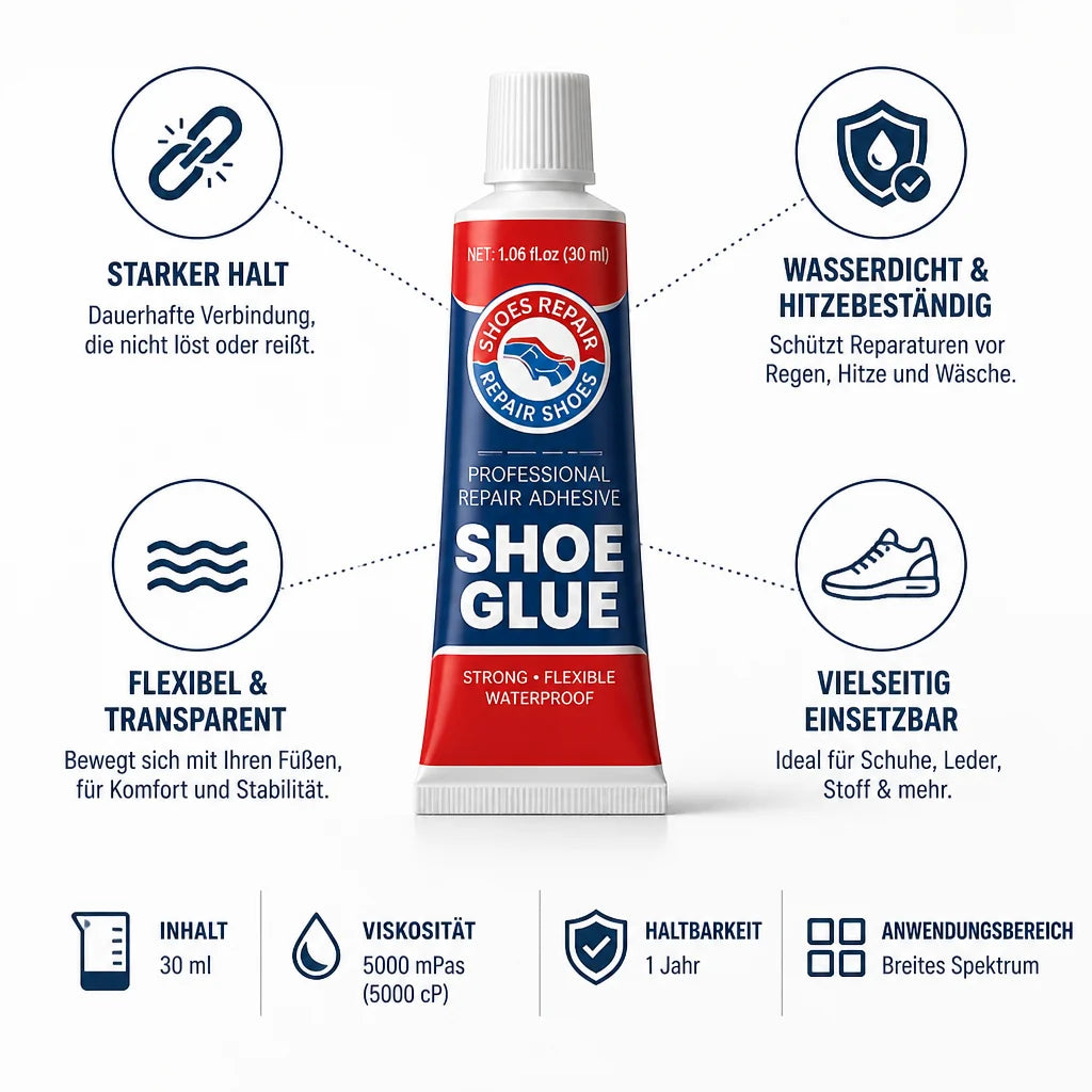 Industrial Adhesive Waterproof Flexible for Shoes (30ml)