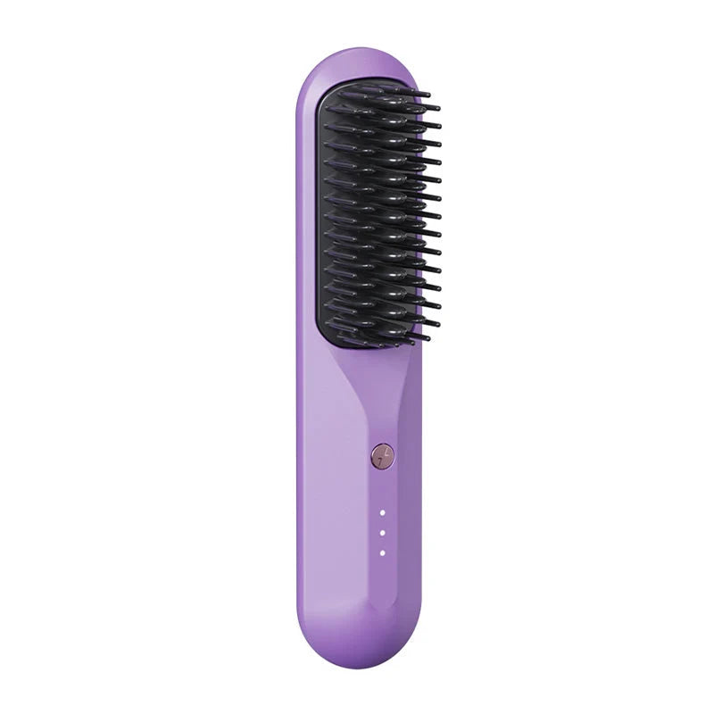 Cordless Hair Straightening Comb with Negative Ions