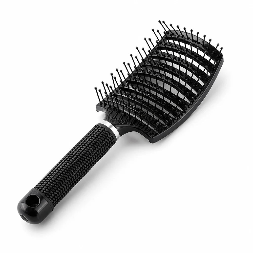 Vented Brush Curved Nylon Bristles