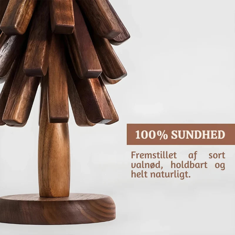 Coaster wooden pot holder foldable