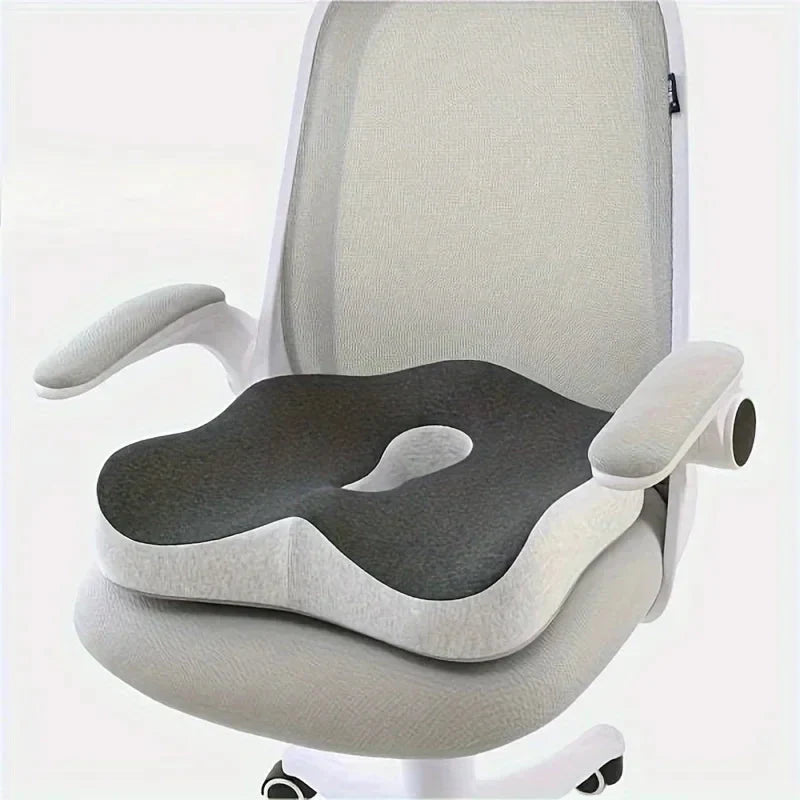 Seat Cushion with Cutout for Office and Car